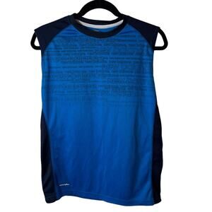 New Balance Sleeveless T Shirt with Black Trim Sz L‎ - 14/16